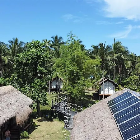 Binga Beach Palawan Glamping & Family Room Cabin San Miguel  Exterior photo