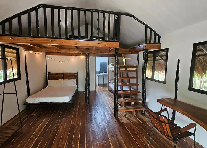 Binga Beach Palawan Glamping & Family Room Cabin